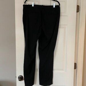 Banana Republic women's trousers black sz 12 Ryan fit